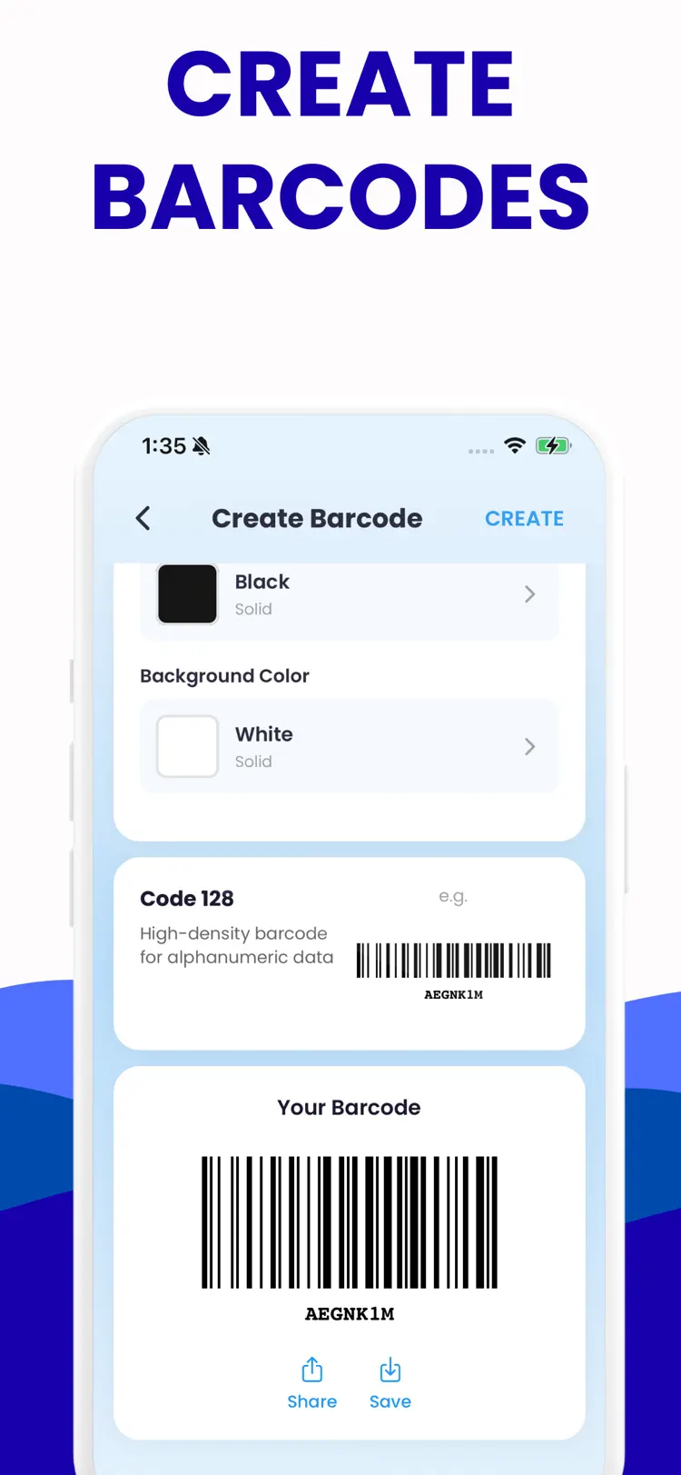 Barcode Generator - QR Scanner workflow and result preview