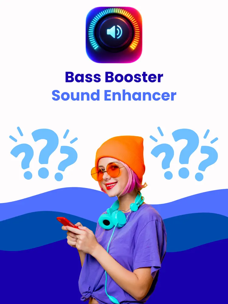 Bass Booster: Sound Enhancer saved results and sharing options