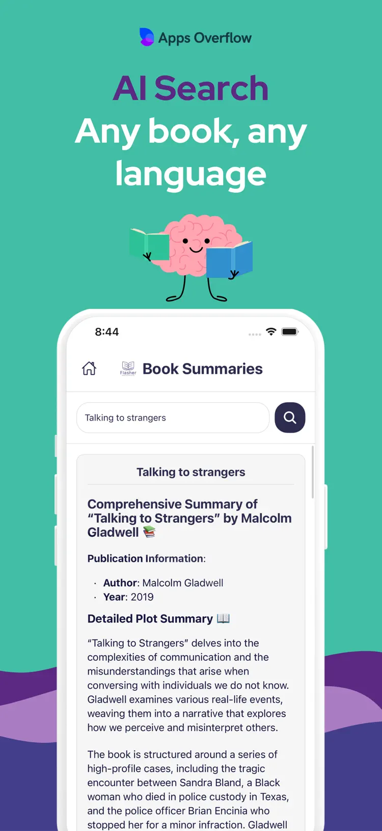 Book Summaries Daily: Flasher main tools and options on iPhone