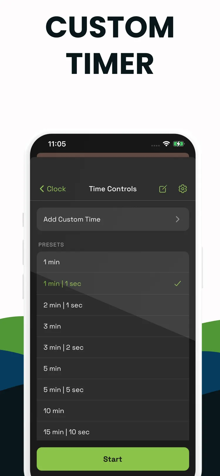 Chess Timer - Chess Clock workflow and result preview