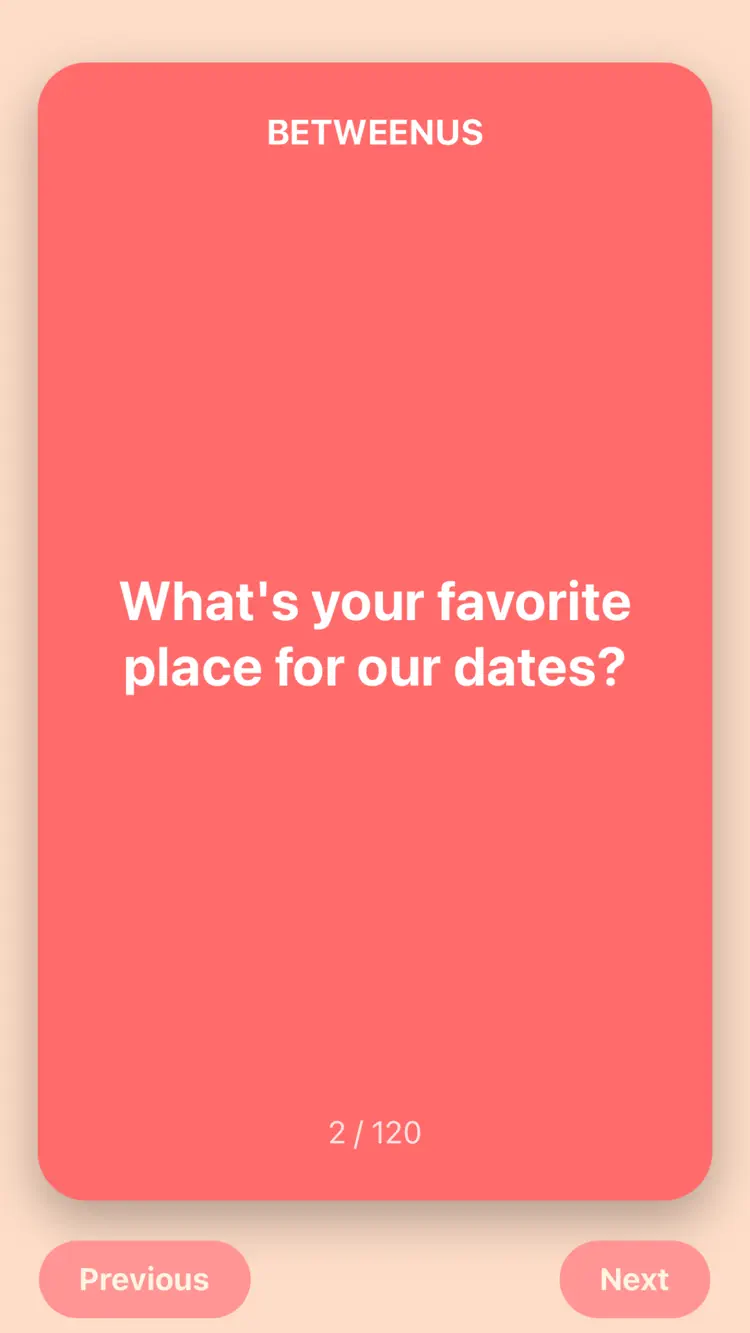 Deep Conversations: Talk&Bond settings and feature screen