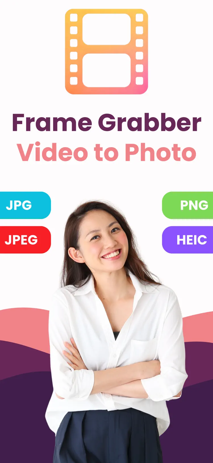 Frame Grabber - Freeze Frame iPhone app screen for save high-quality frames from video