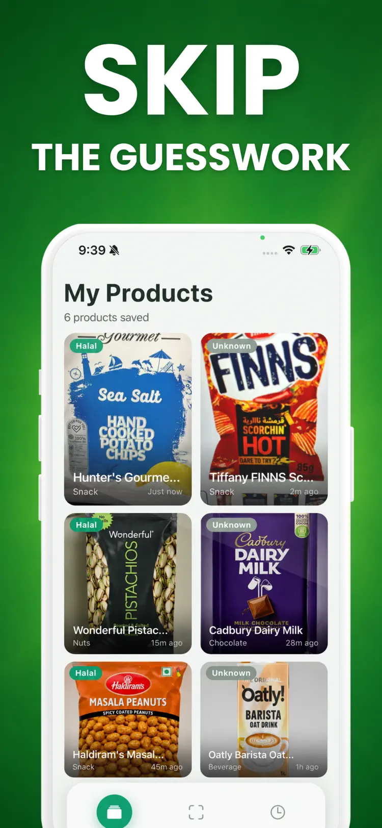 Halal Food Scanner AI workflow and result preview
