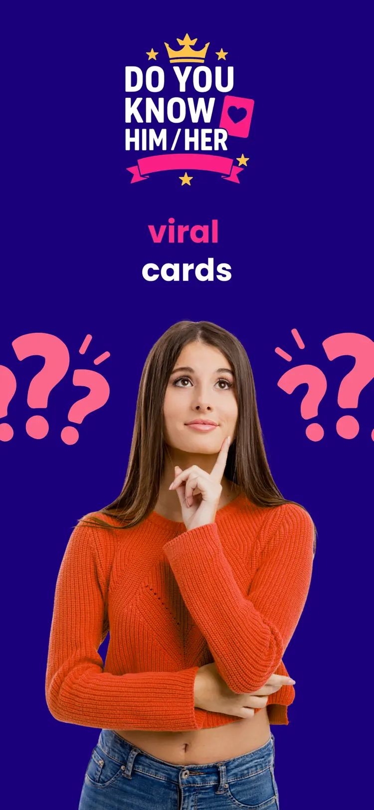 How Well Do You Know him/her iPhone app screen for play a couples question game