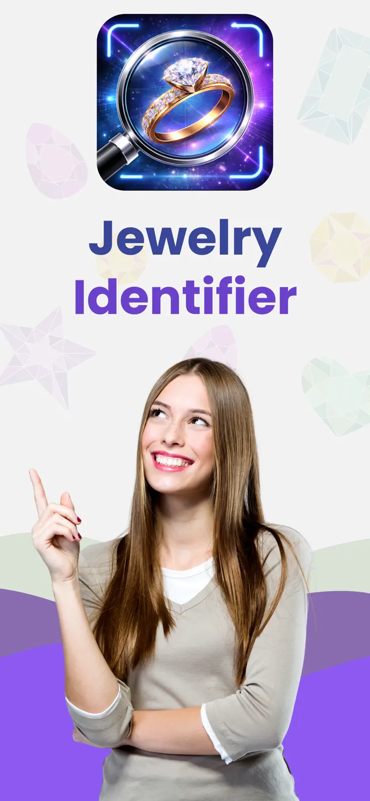Jewelry Identifier: Appraisal+ iPhone app screen for identify items and review useful details