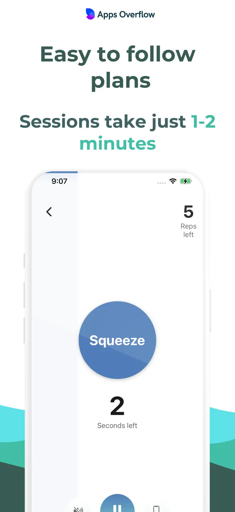 Kegel Time: Improve Sex Health workflow and result preview