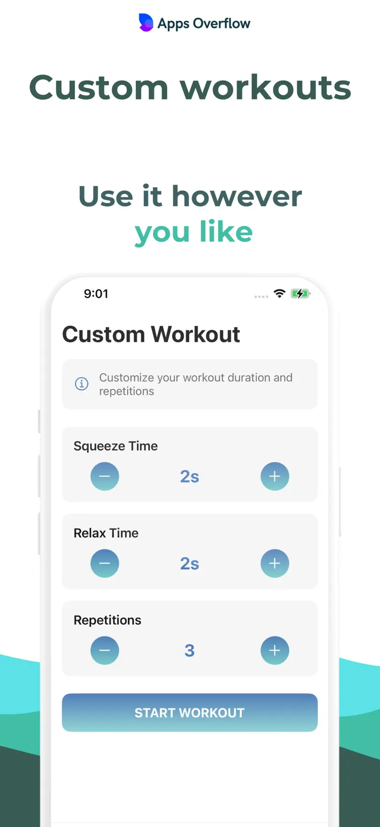 Kegel Time: Improve Sex Health saved results and sharing options