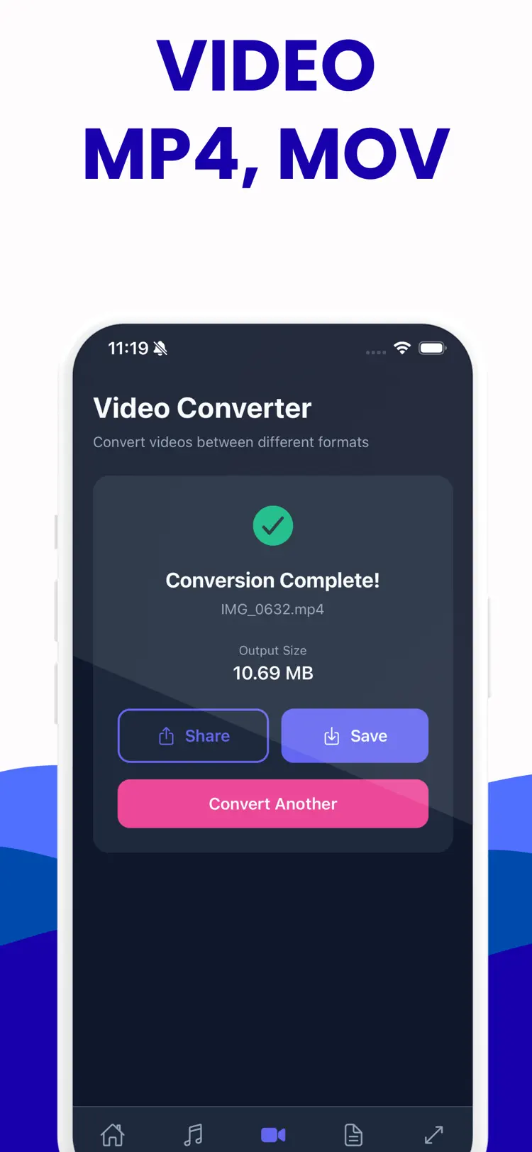Media Converter: Compressor HQ settings and feature screen
