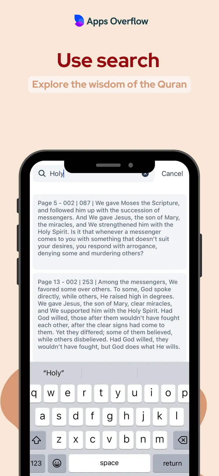 Muslim Pro: Quran, Prayer&Dua saved results and sharing options