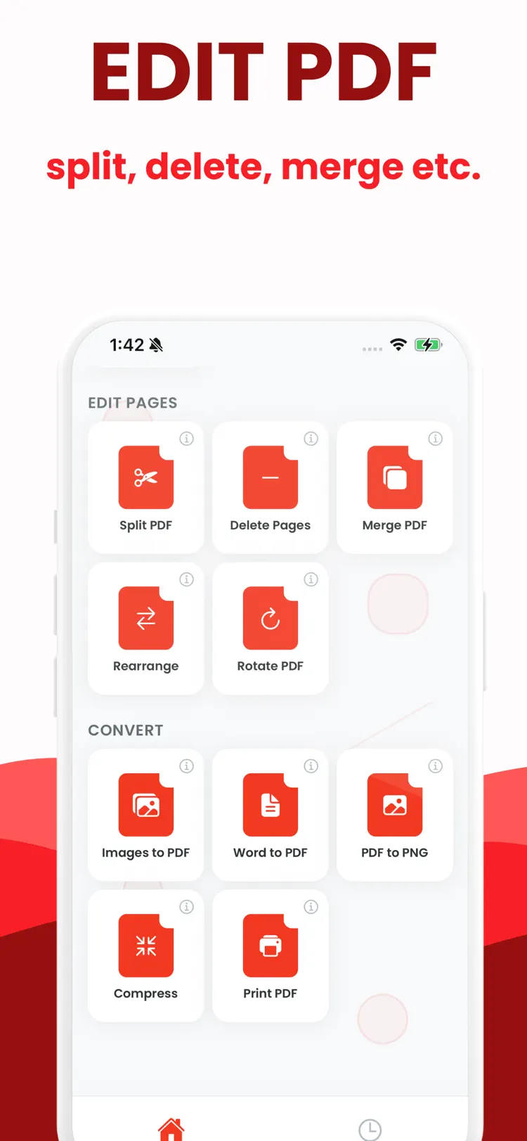 PDF Converter • Convert to PDF workflow and result preview