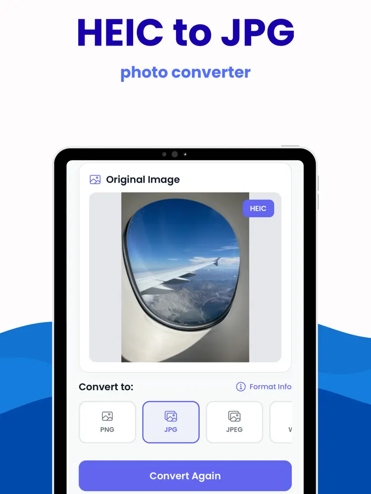 Photo Converter: HEIC to JPG workflow and result preview