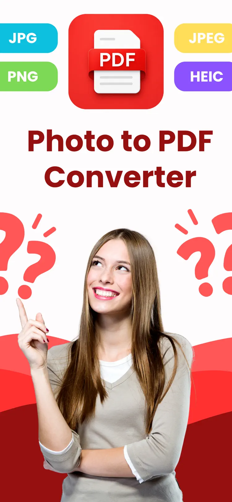 Photo to PDF app converting multiple photos into a single PDF on iPhone