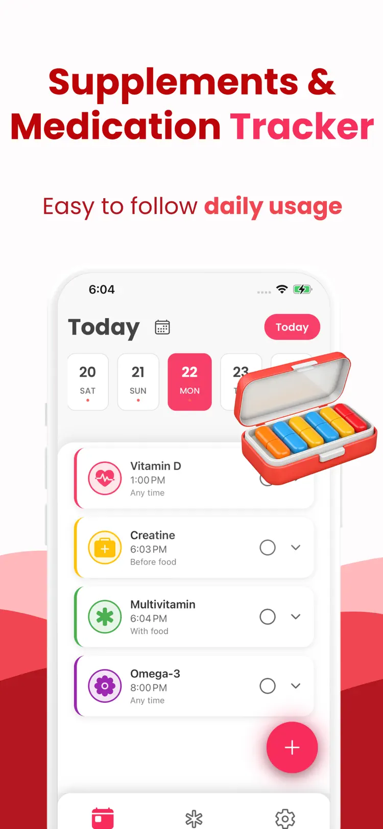 Pill Reminder & Medicine Alarm workflow and result preview