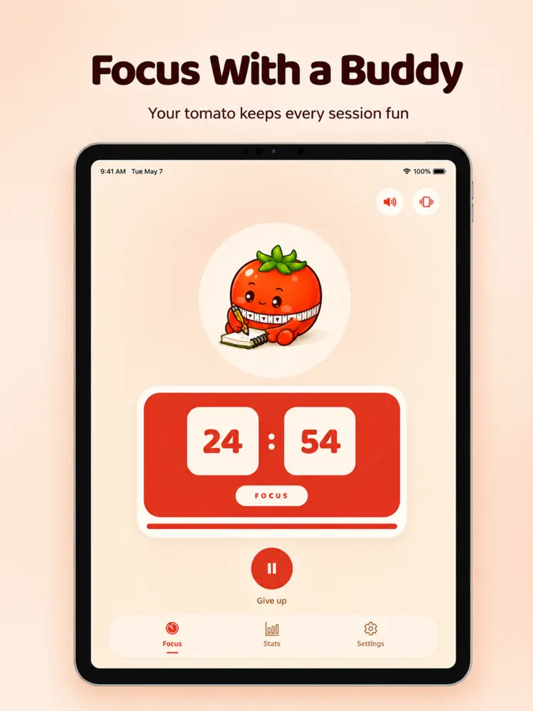 Pomodoro Timer: ADHD Organizer saved results and sharing options