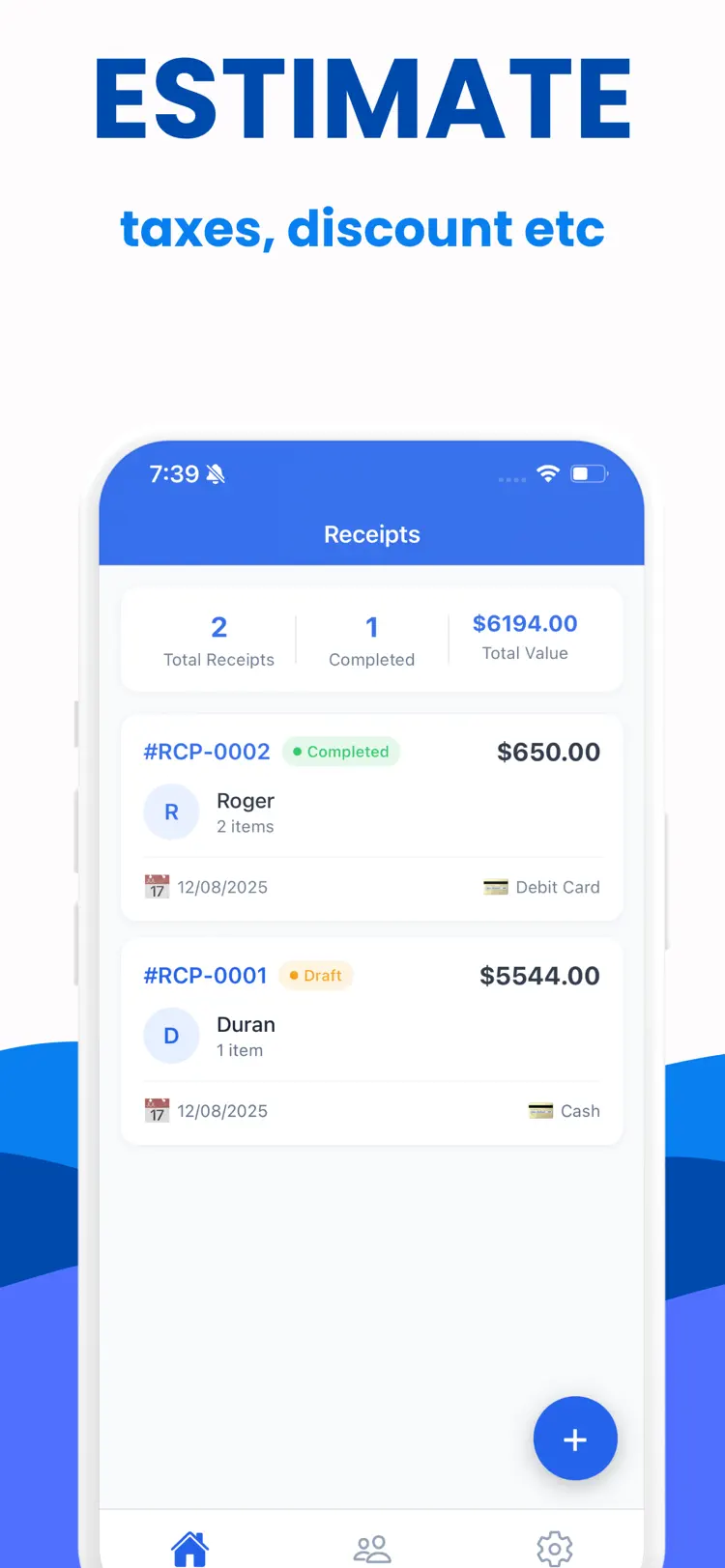 Receipt Maker : Make Receipt workflow and result preview