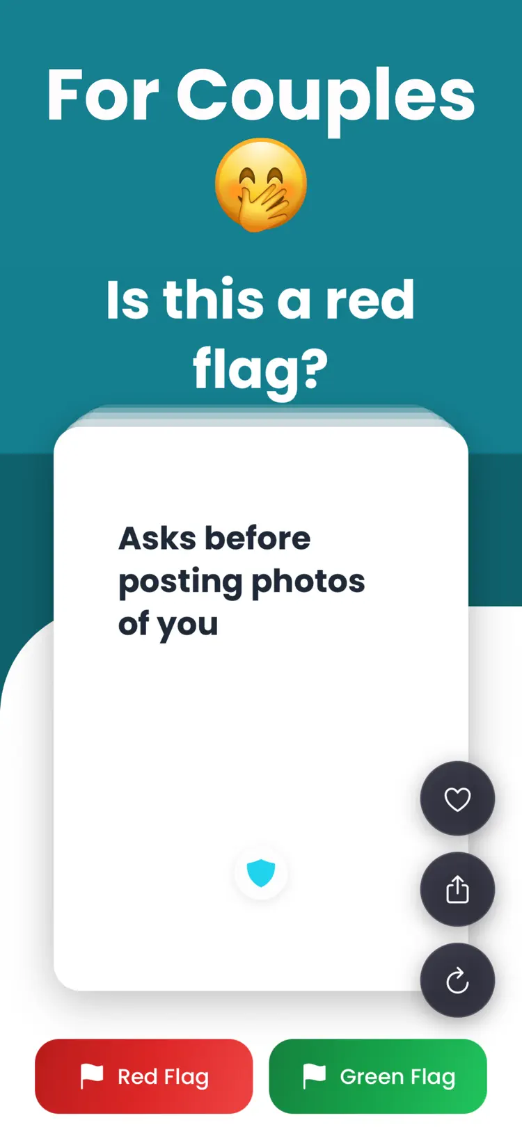 Red Flag: Couple Questions workflow and result preview