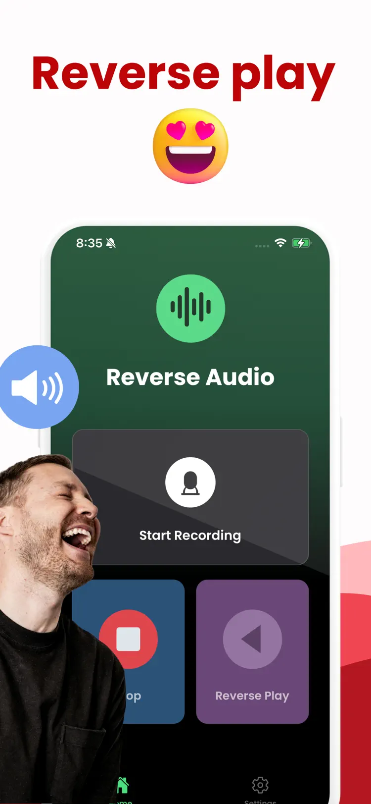Reverse Sing - Audio Reverse workflow and result preview