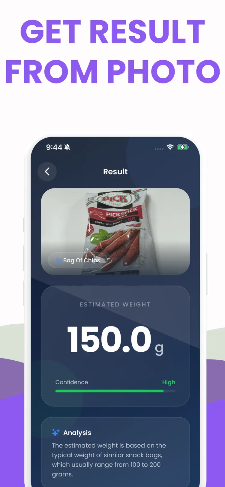 Scale For Grams: Gram Scale workflow and result preview