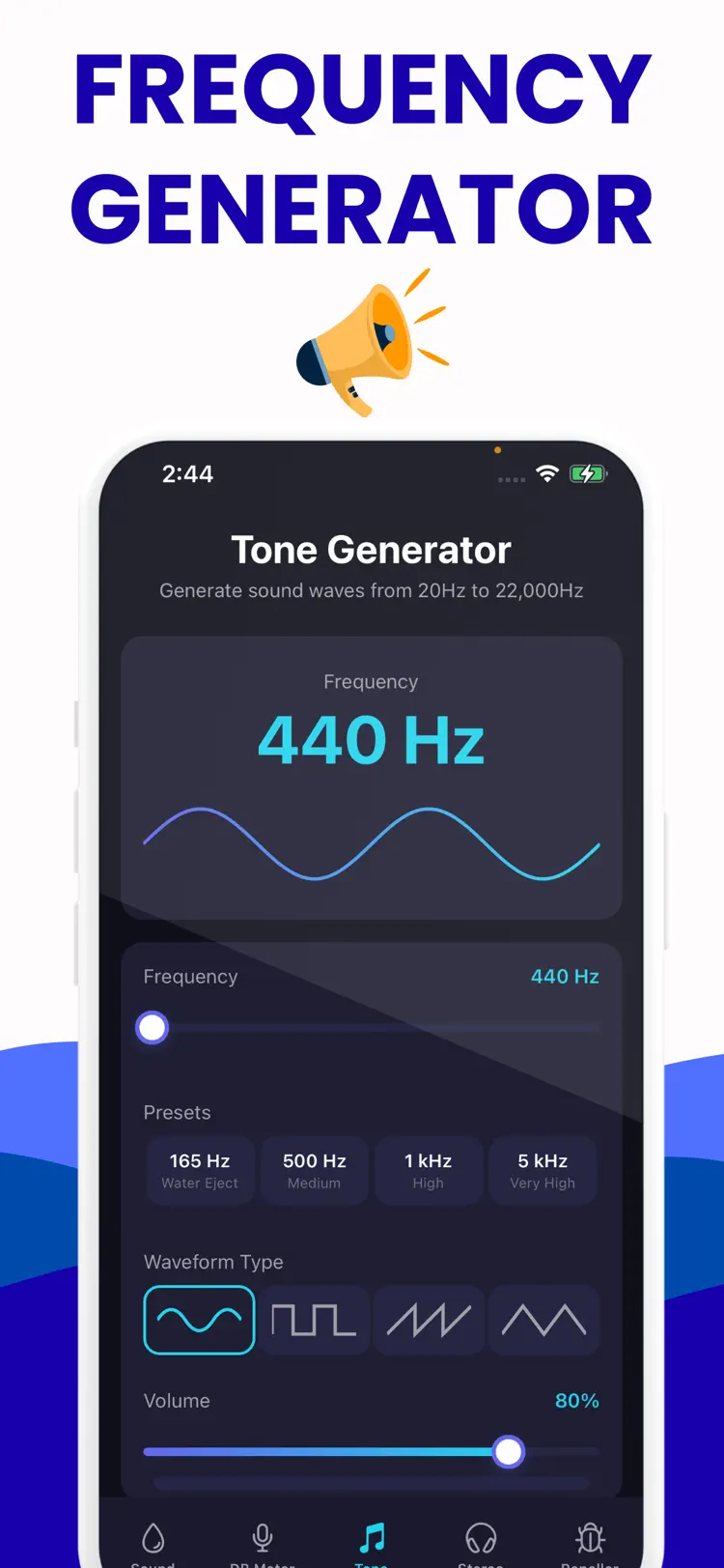 Speaker Fix – Speaker Cleaner settings and feature screen