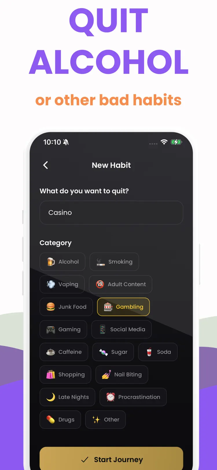 Streaks: Sober Day Tracker workflow and result preview