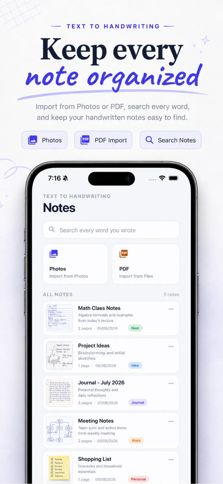 Text To Handwriting AI Convert workflow and result preview