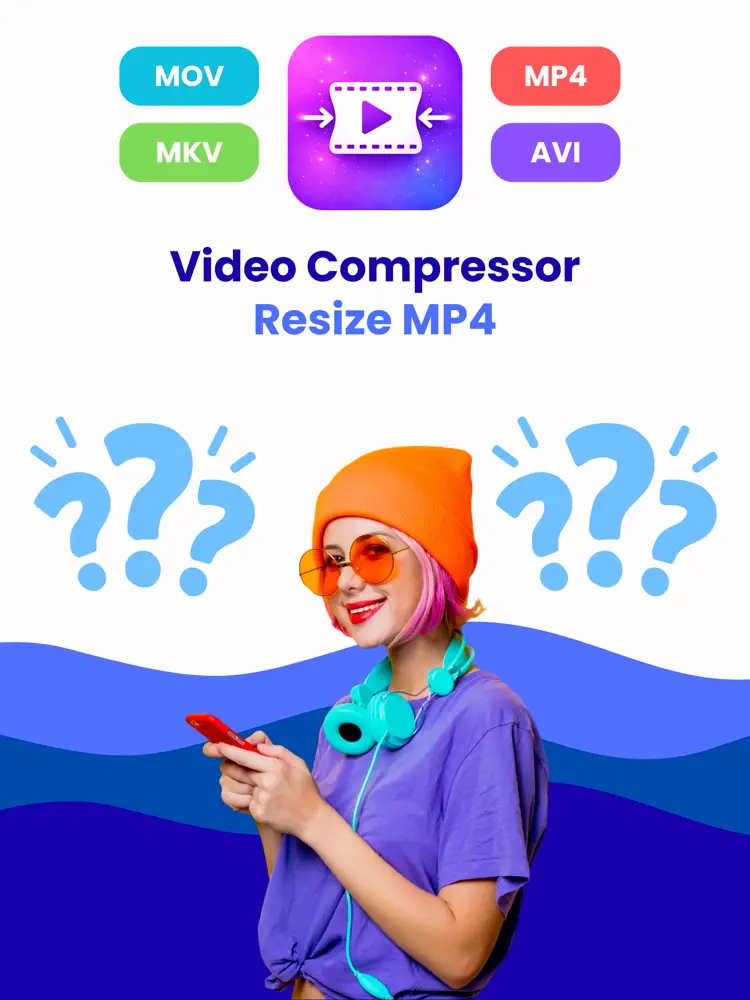 Video Compressor · Resize MP4 saved results and sharing options
