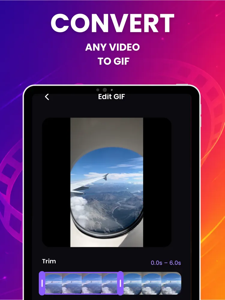 Video to GIF Converter - Maker saved results and sharing options