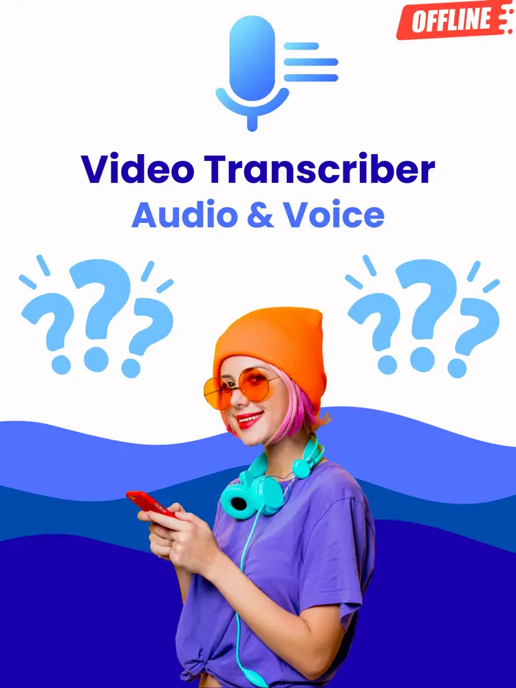 Video Transcriber: Audio Voice saved results and sharing options