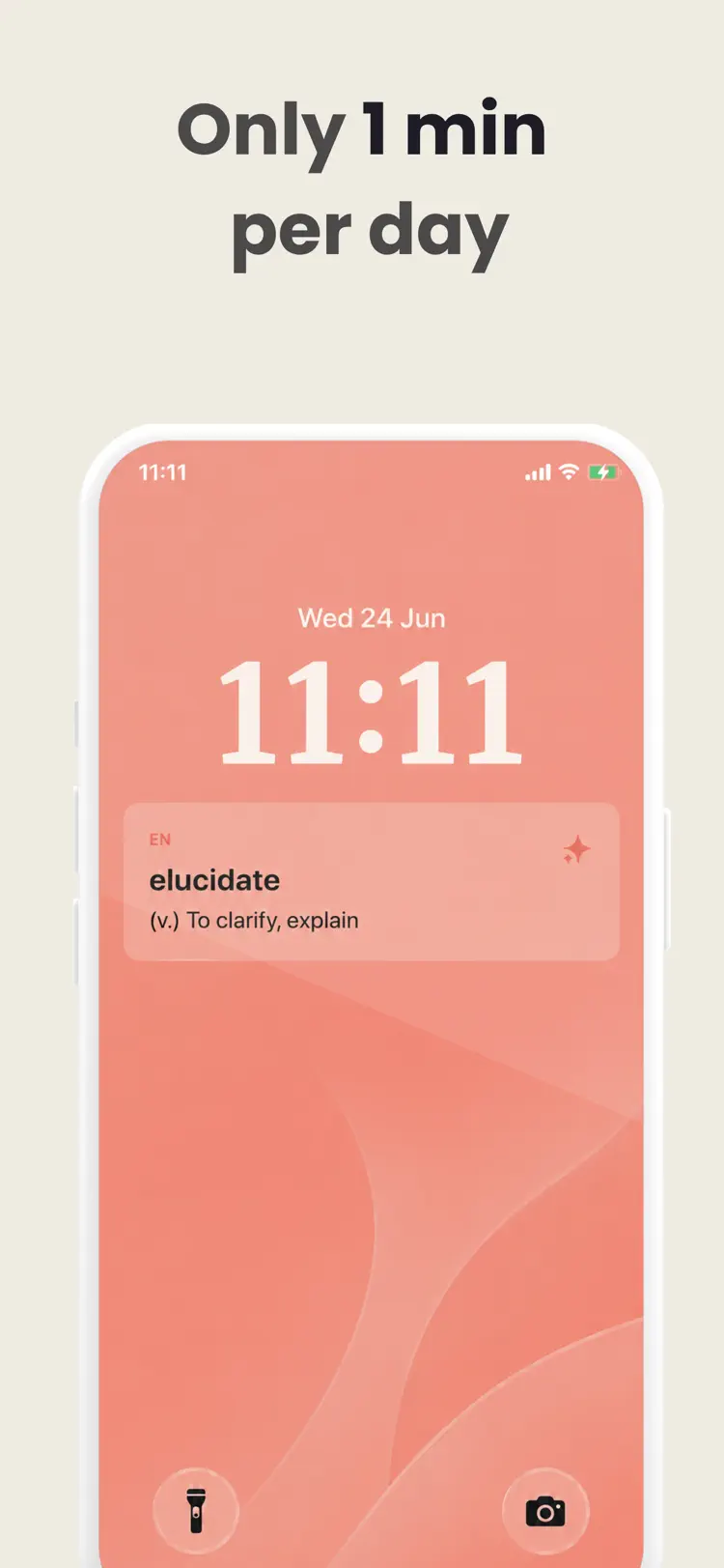 Word of the Day・Vocabulary Pro main tools and options on iPhone